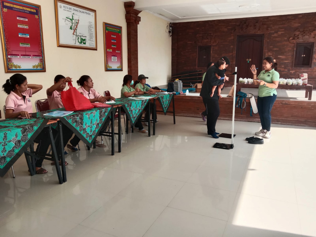 Pelaksanaan Posyandu Balita Banjar Dajan Peken - 14 Oktober 2024